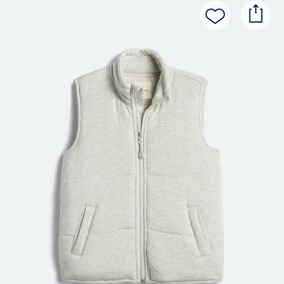 Tops - Light Gray Vest women’s sized Medium